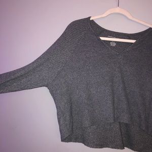 american eagle cropped sweater